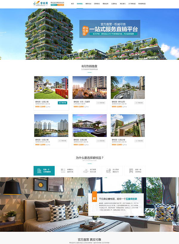 碧桂園地產(chǎn)營(yíng)銷品牌網(wǎng)站建設(shè)案例